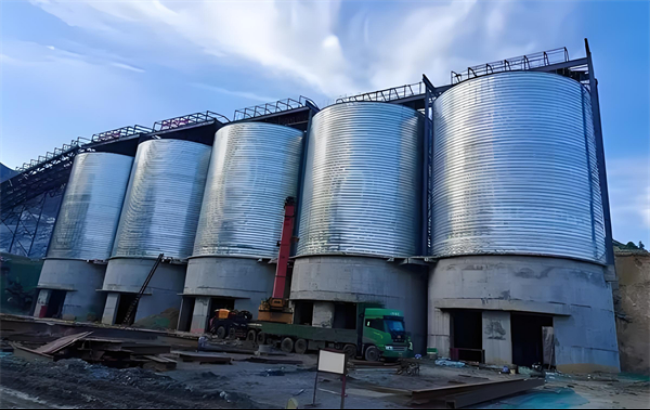 怀柔螺旋卷板仓施工现场